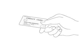 クレジットカード貸さない